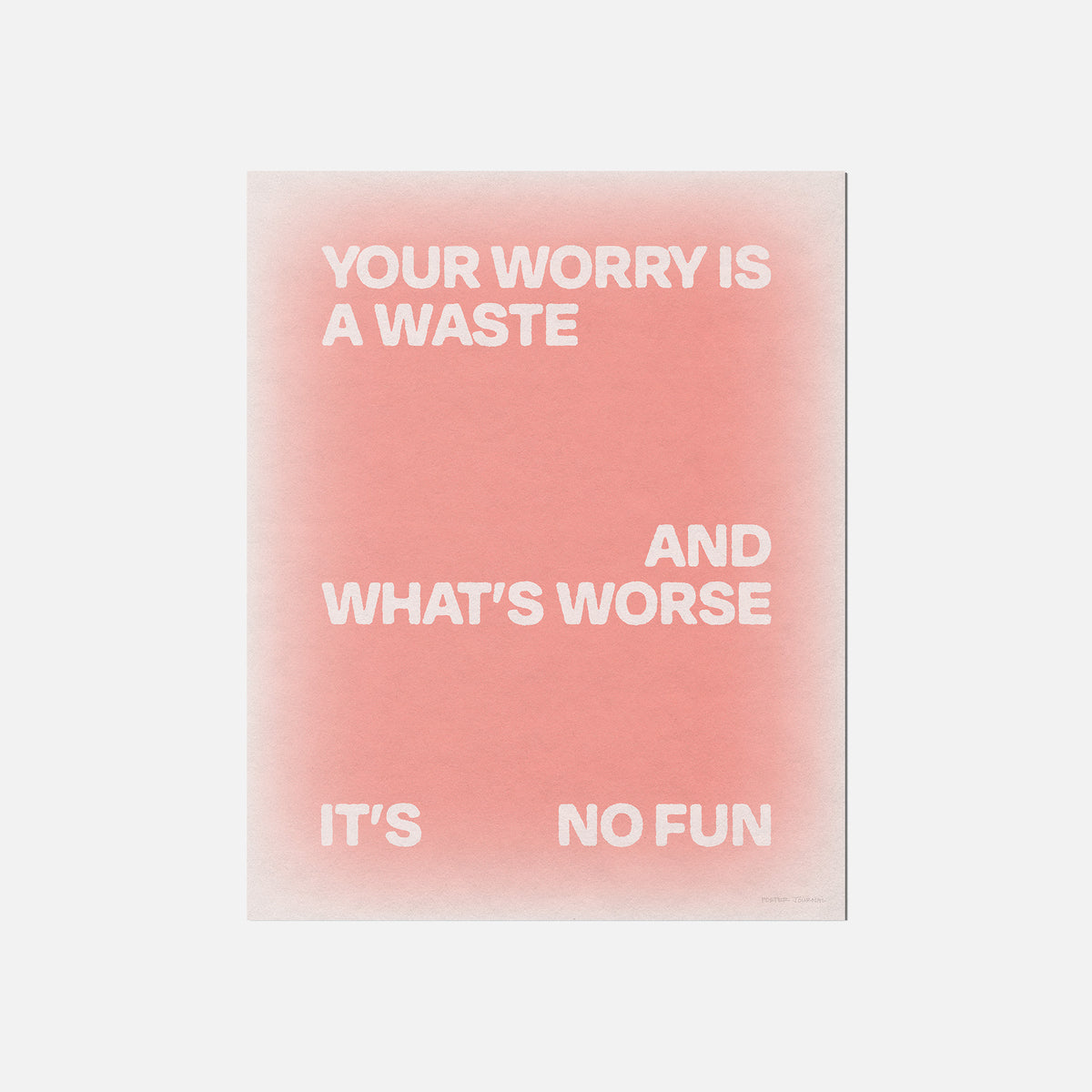 WORRY PRINT