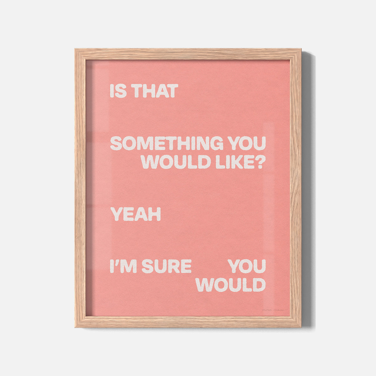 WOULD PRINT