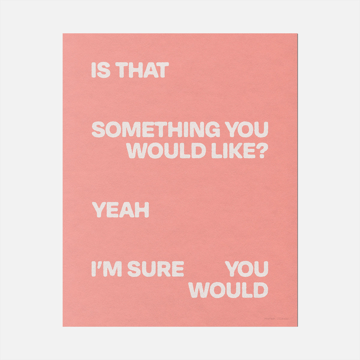 WOULD PRINT