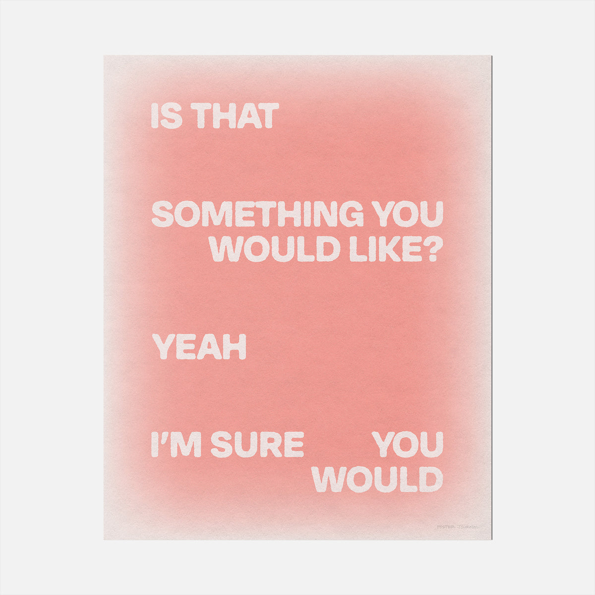 WOULD PRINT