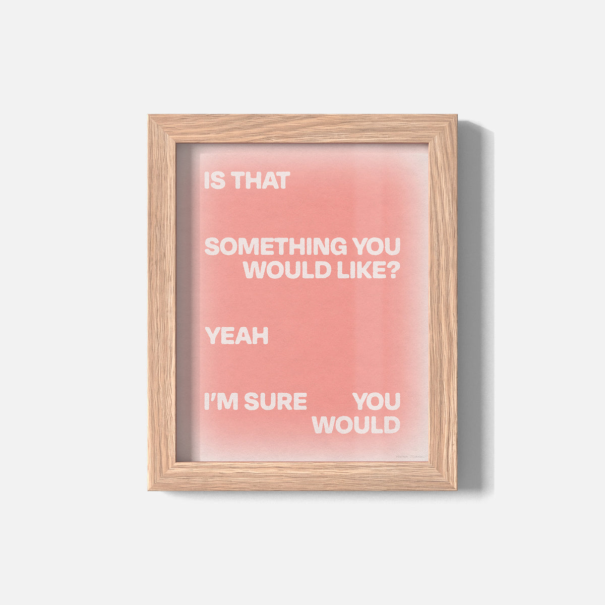 WOULD PRINT