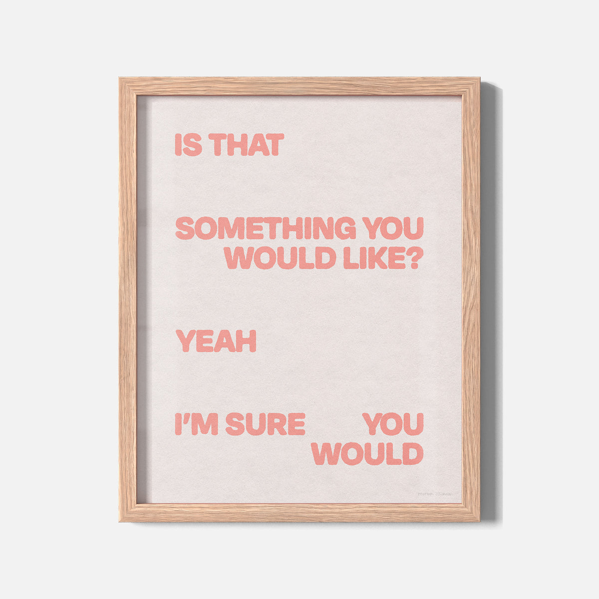 WOULD PRINT