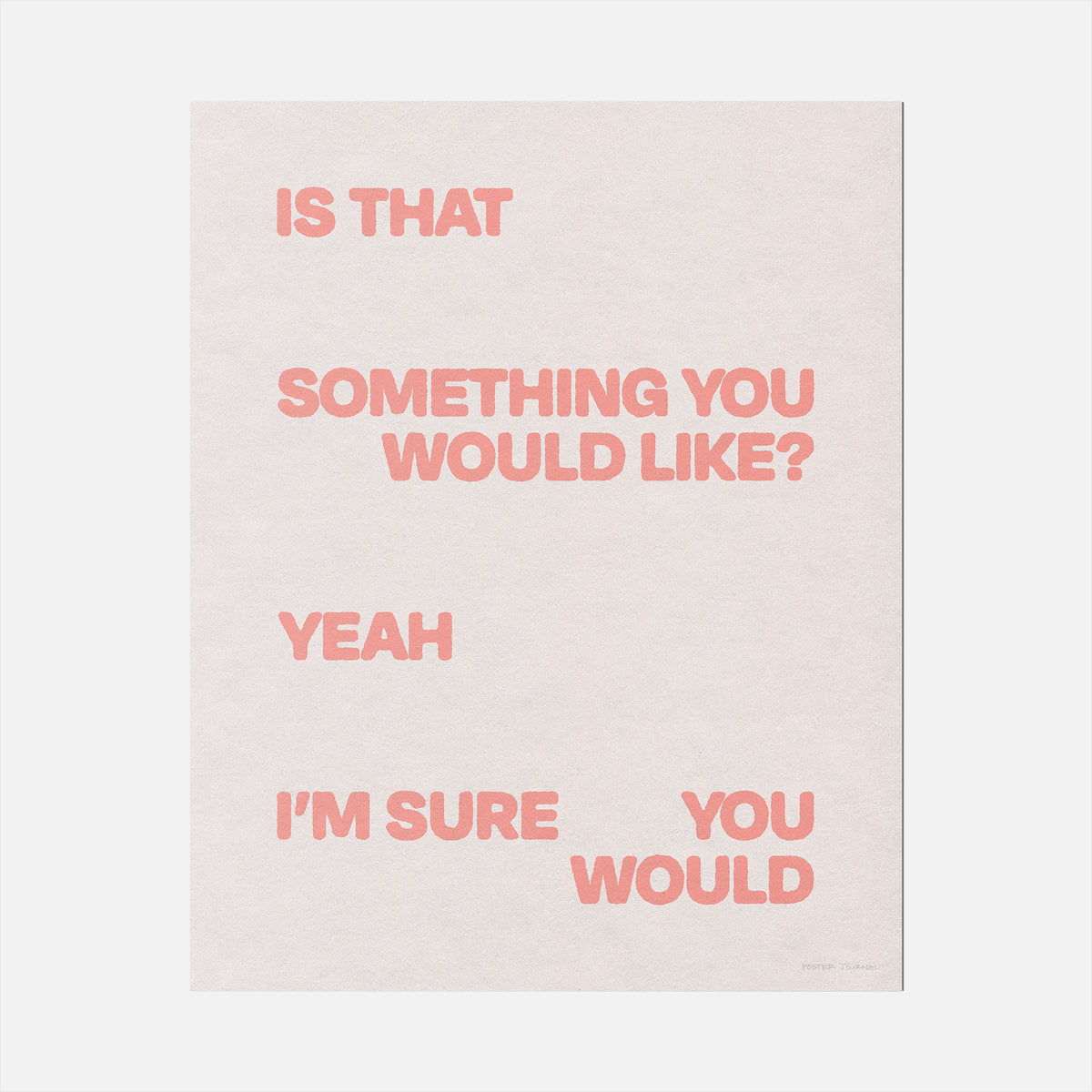 WOULD PRINT
