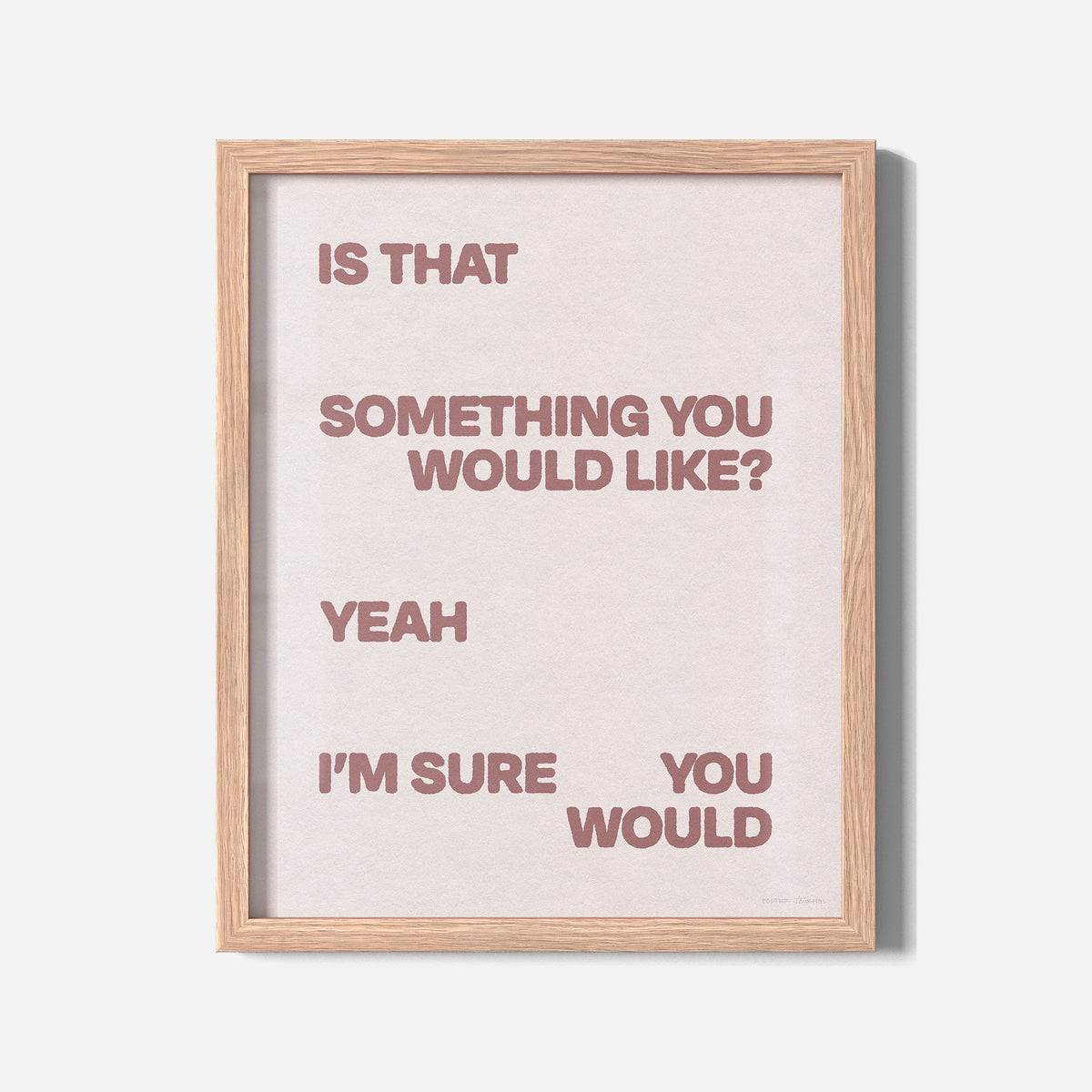 WOULD PRINT