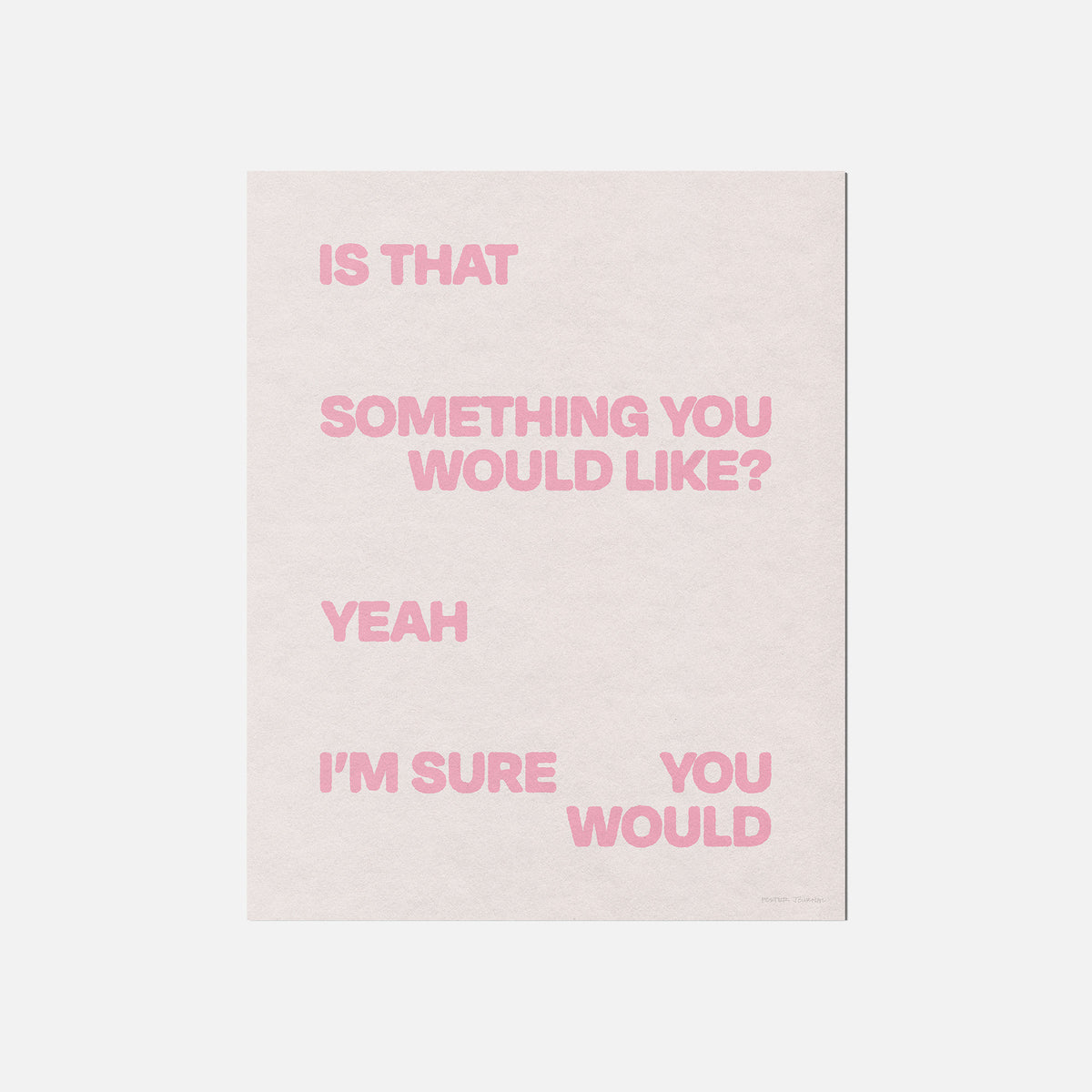 WOULD PRINT