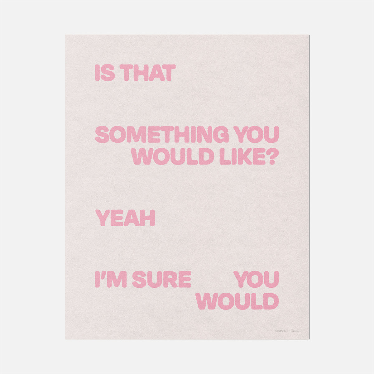 WOULD PRINT