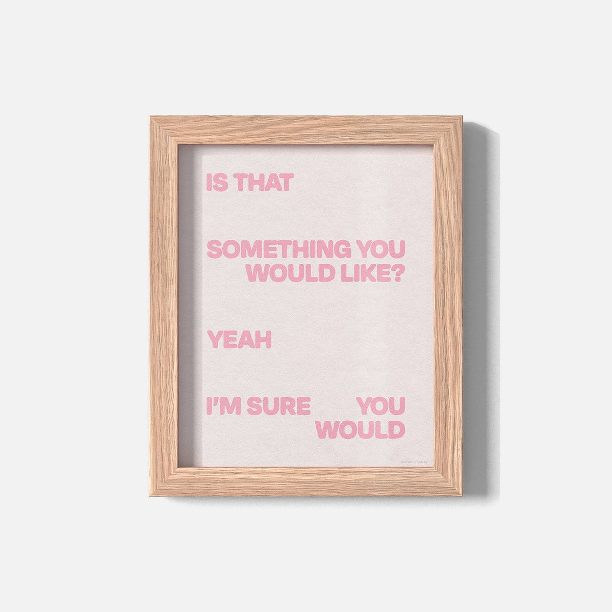 WOULD PRINT