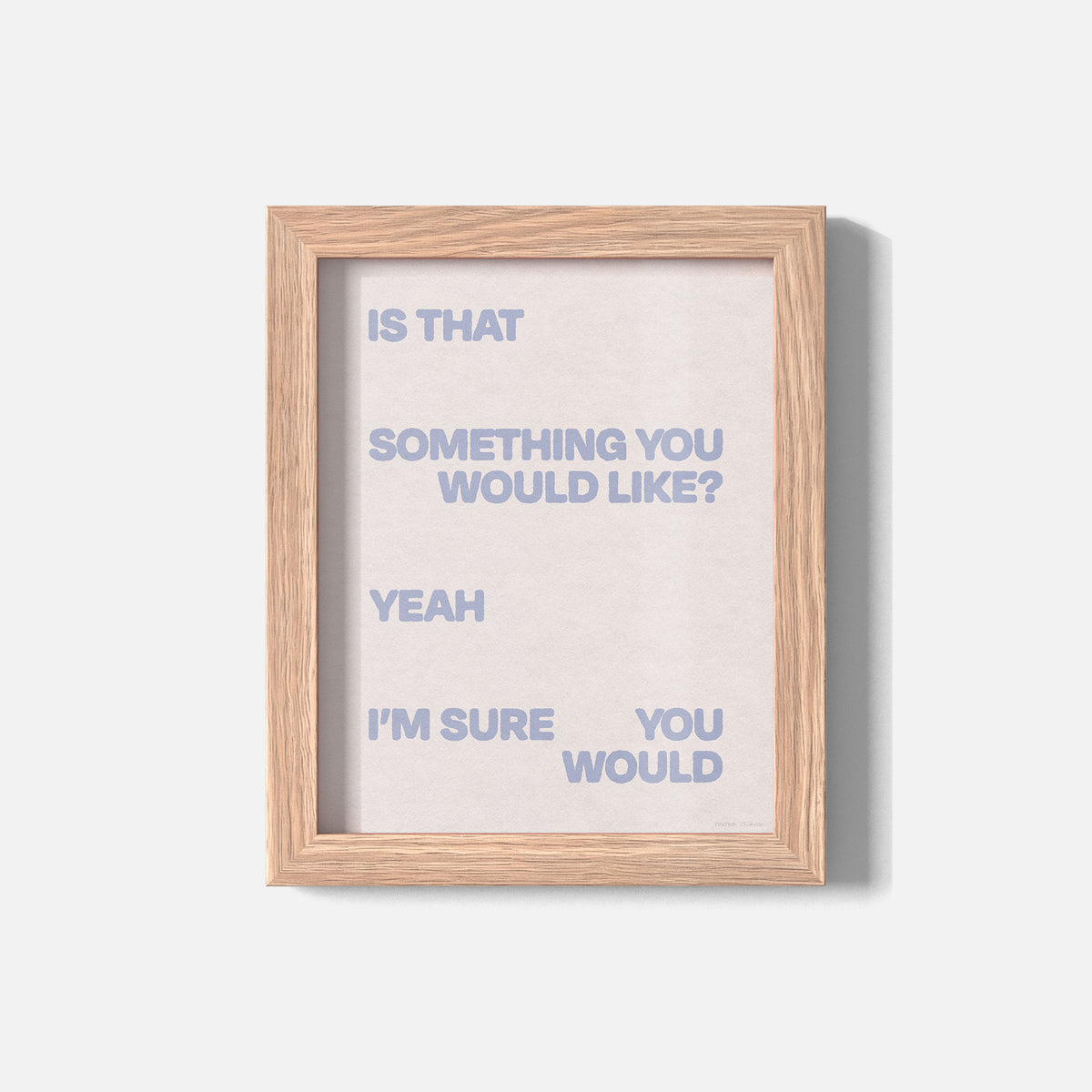 WOULD PRINT
