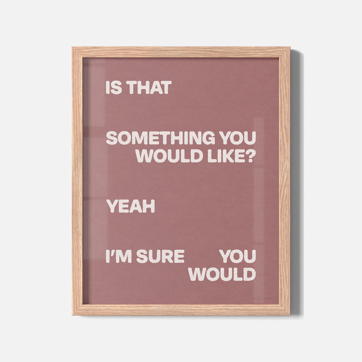 WOULD PRINT