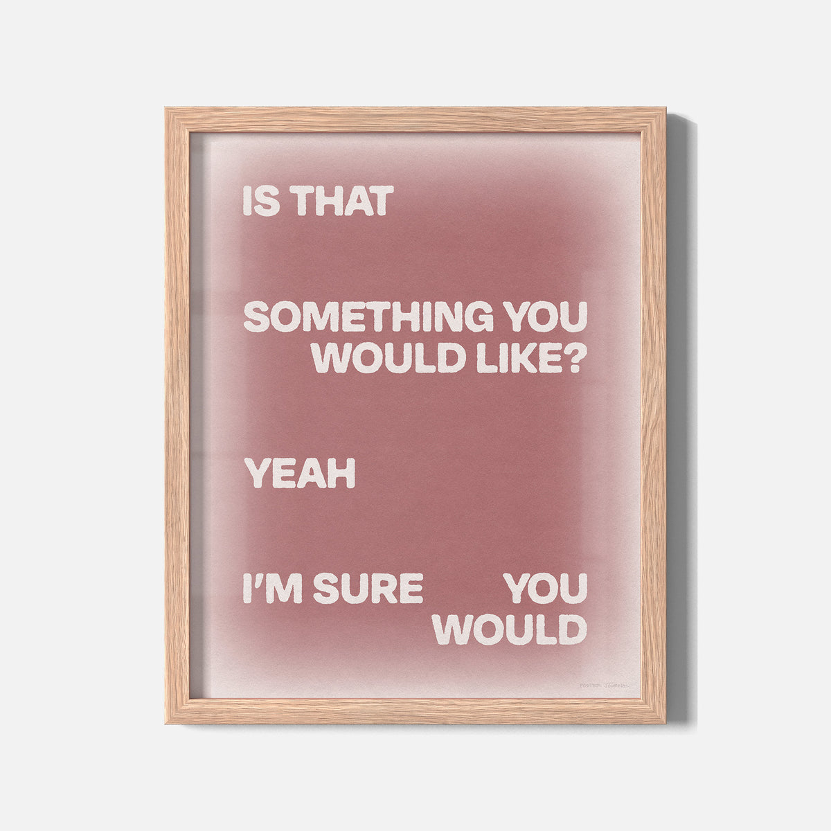 WOULD PRINT