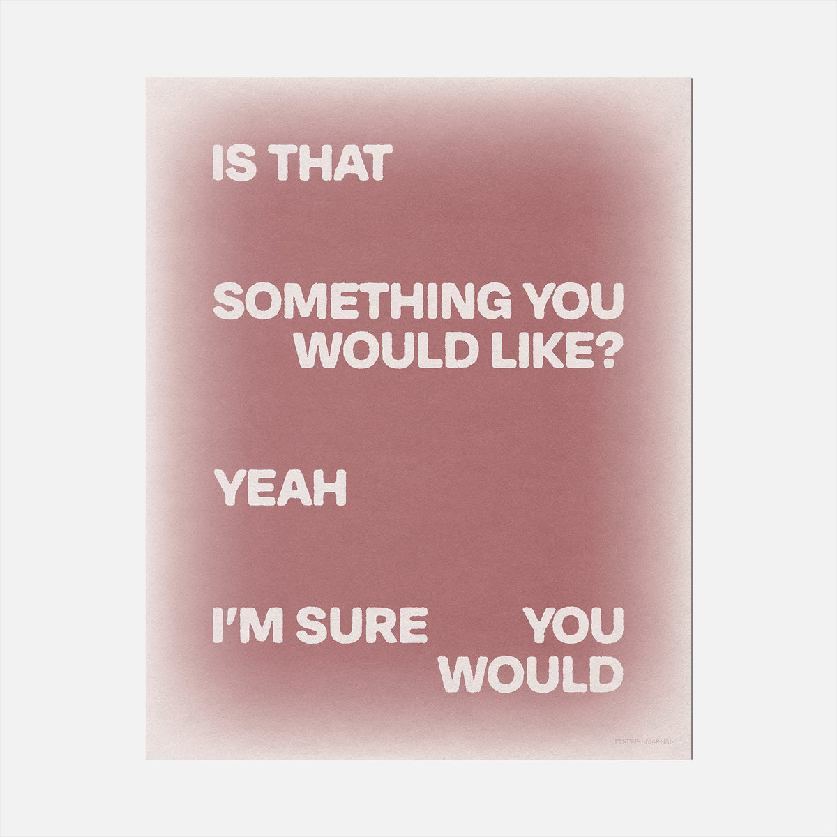 WOULD PRINT