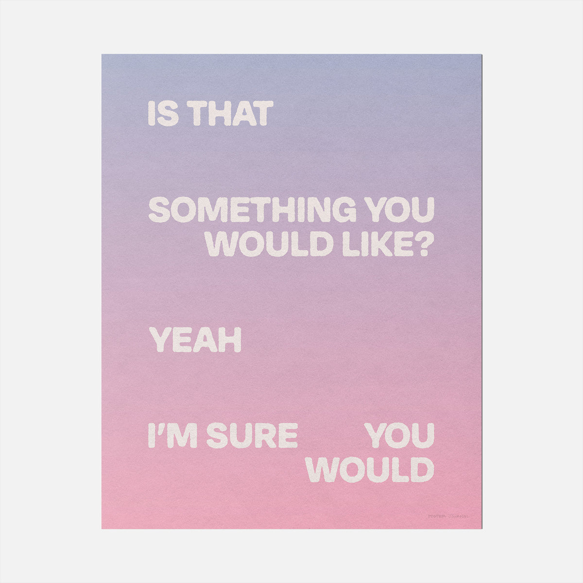 WOULD PRINT