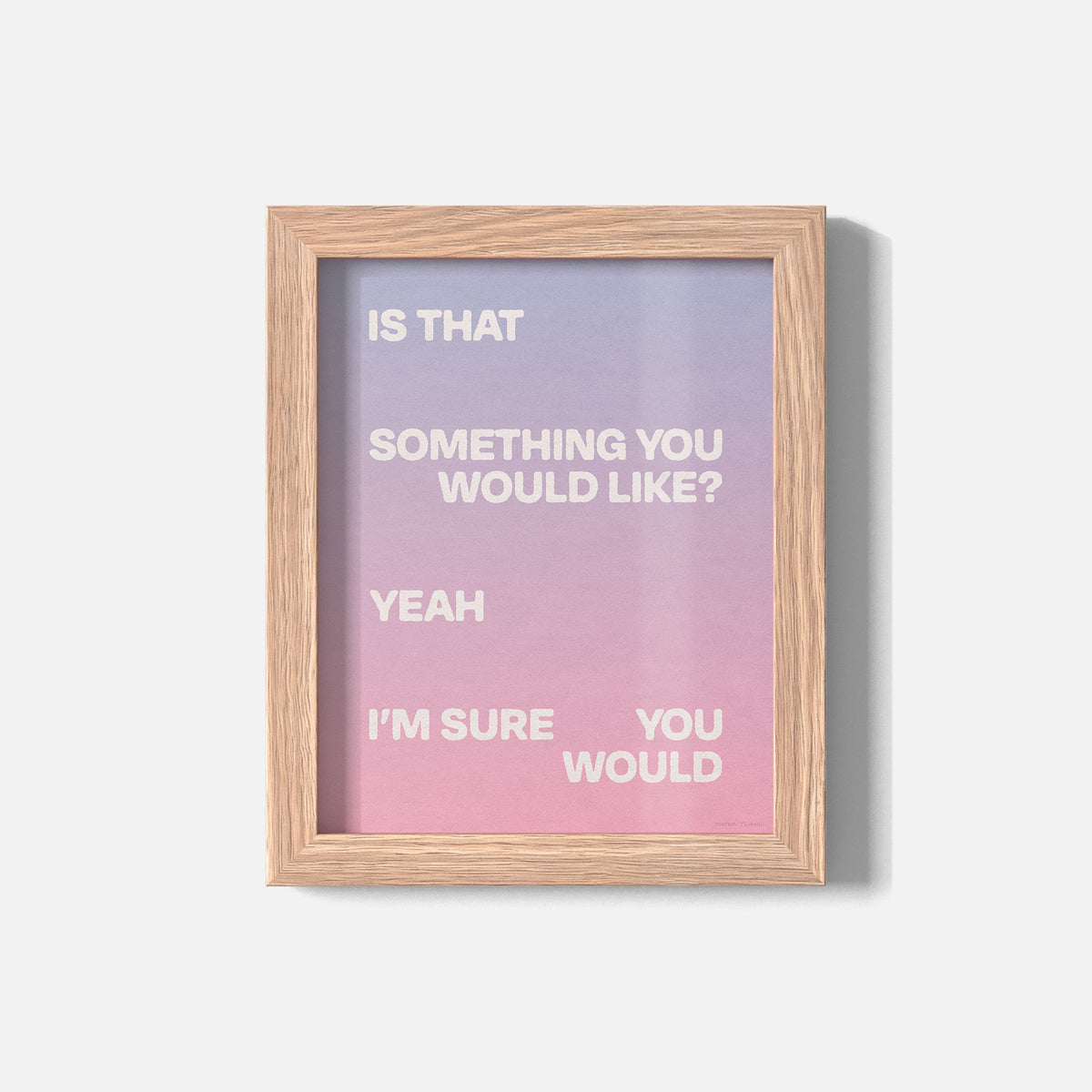 WOULD PRINT