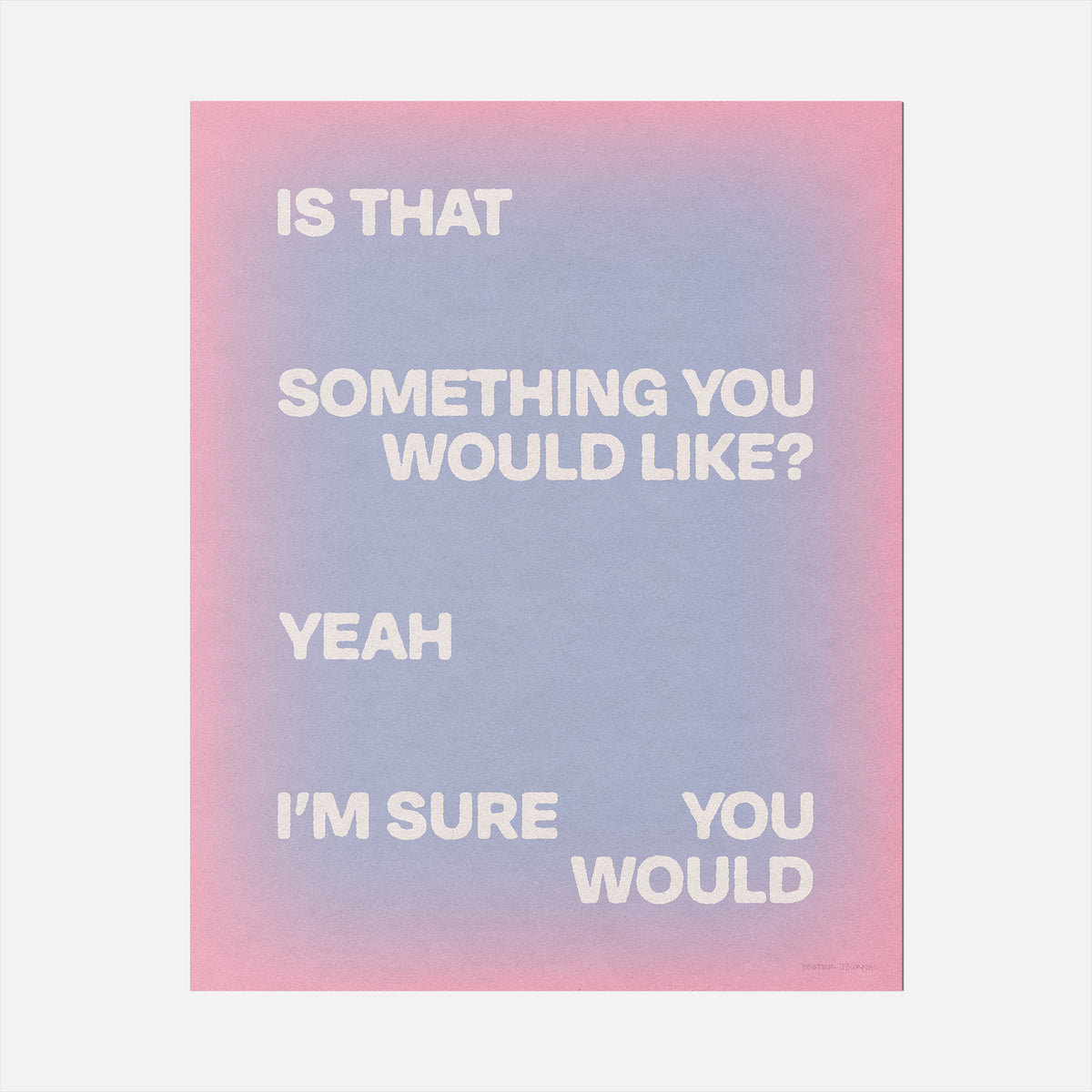 WOULD PRINT