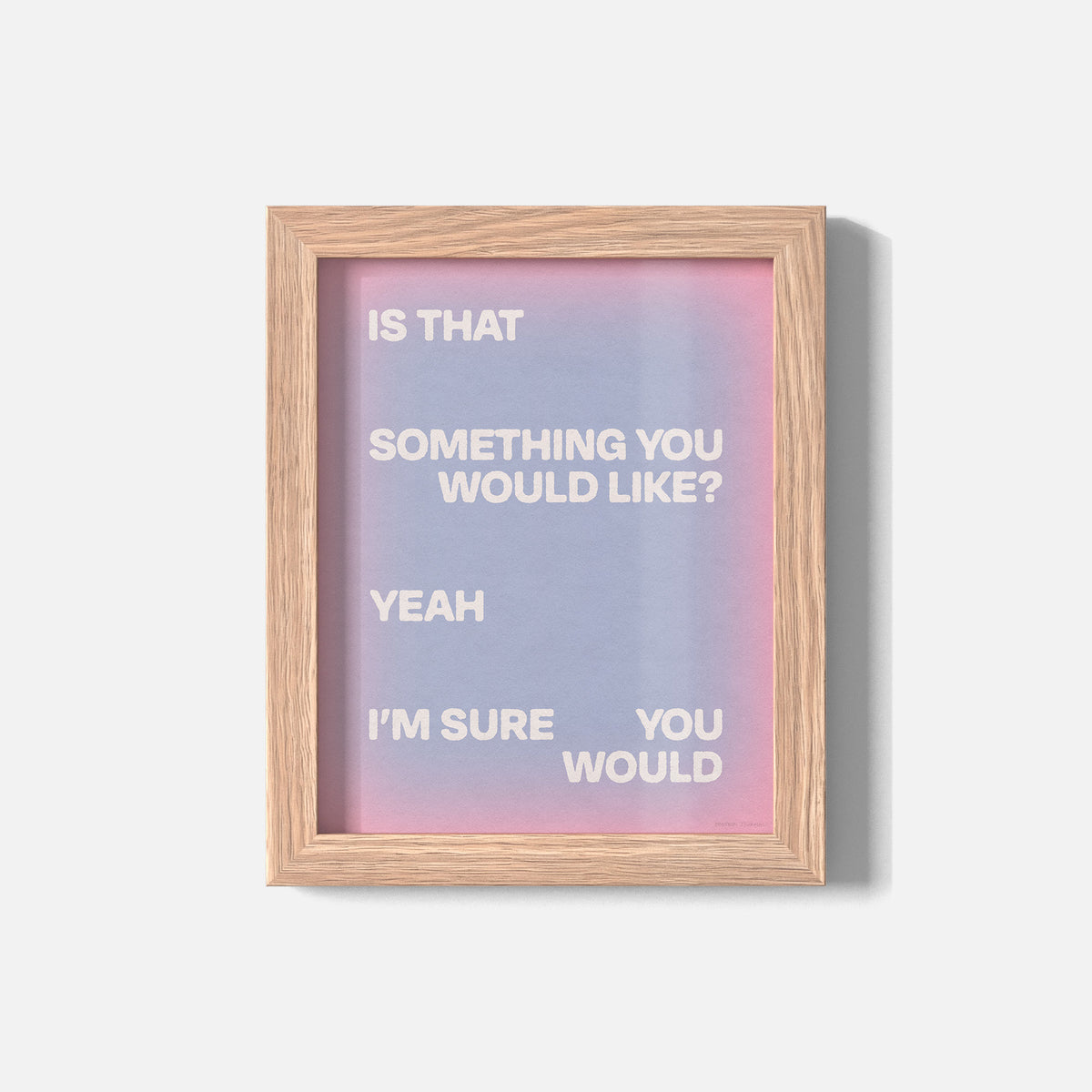 WOULD PRINT