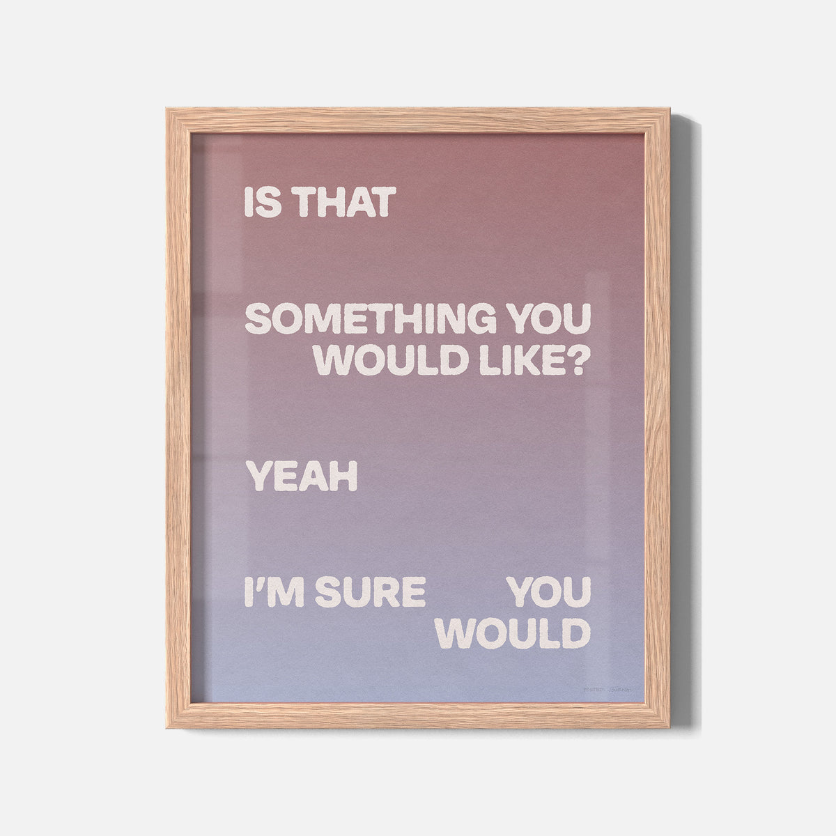 WOULD PRINT