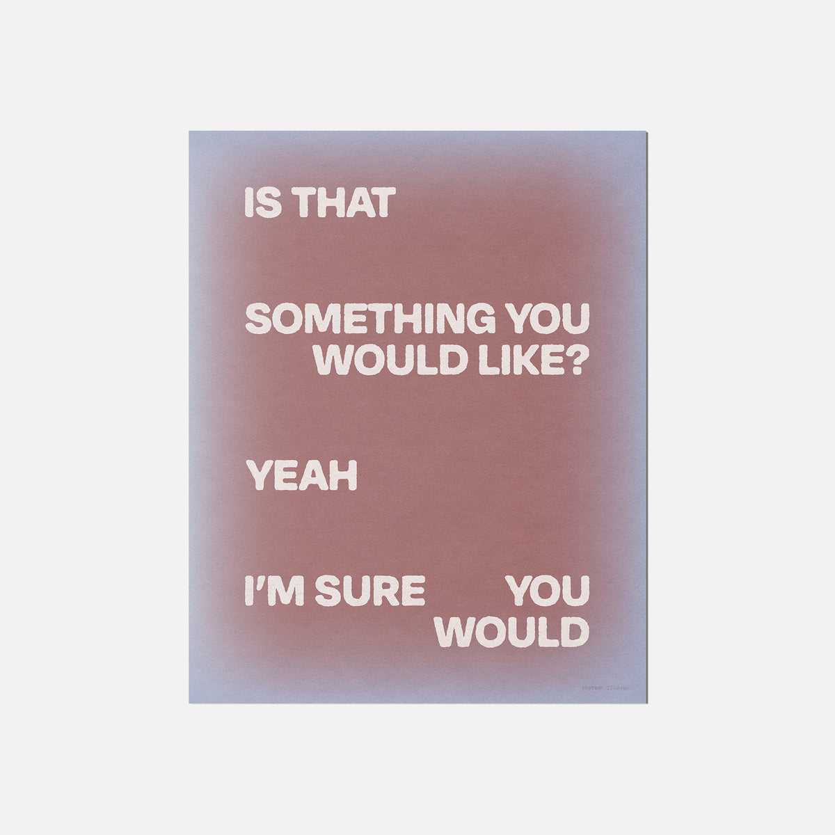 WOULD PRINT