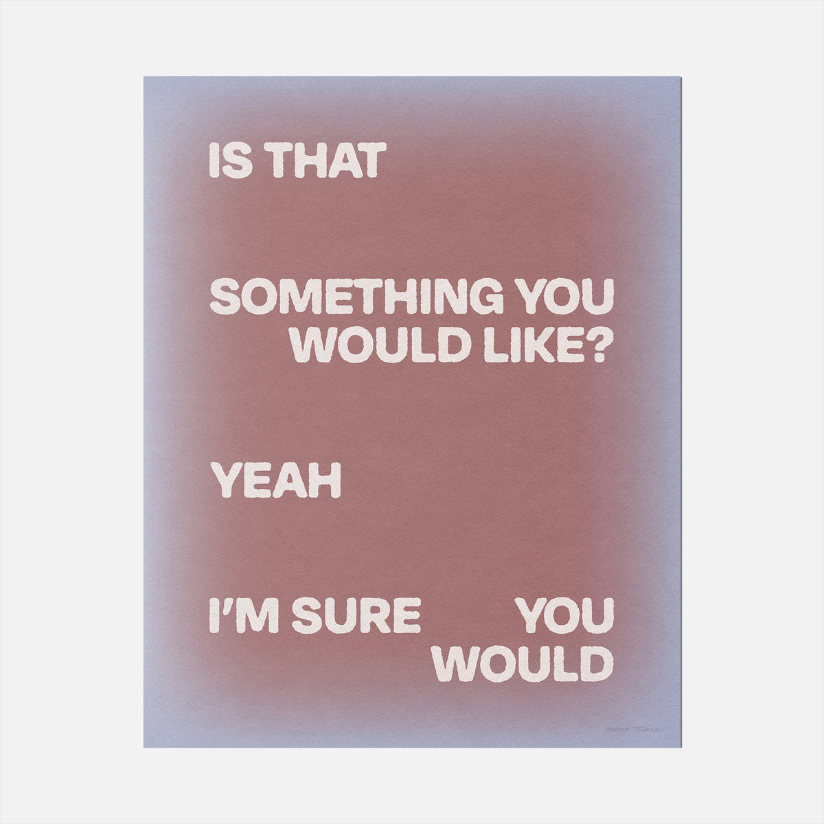 WOULD PRINT