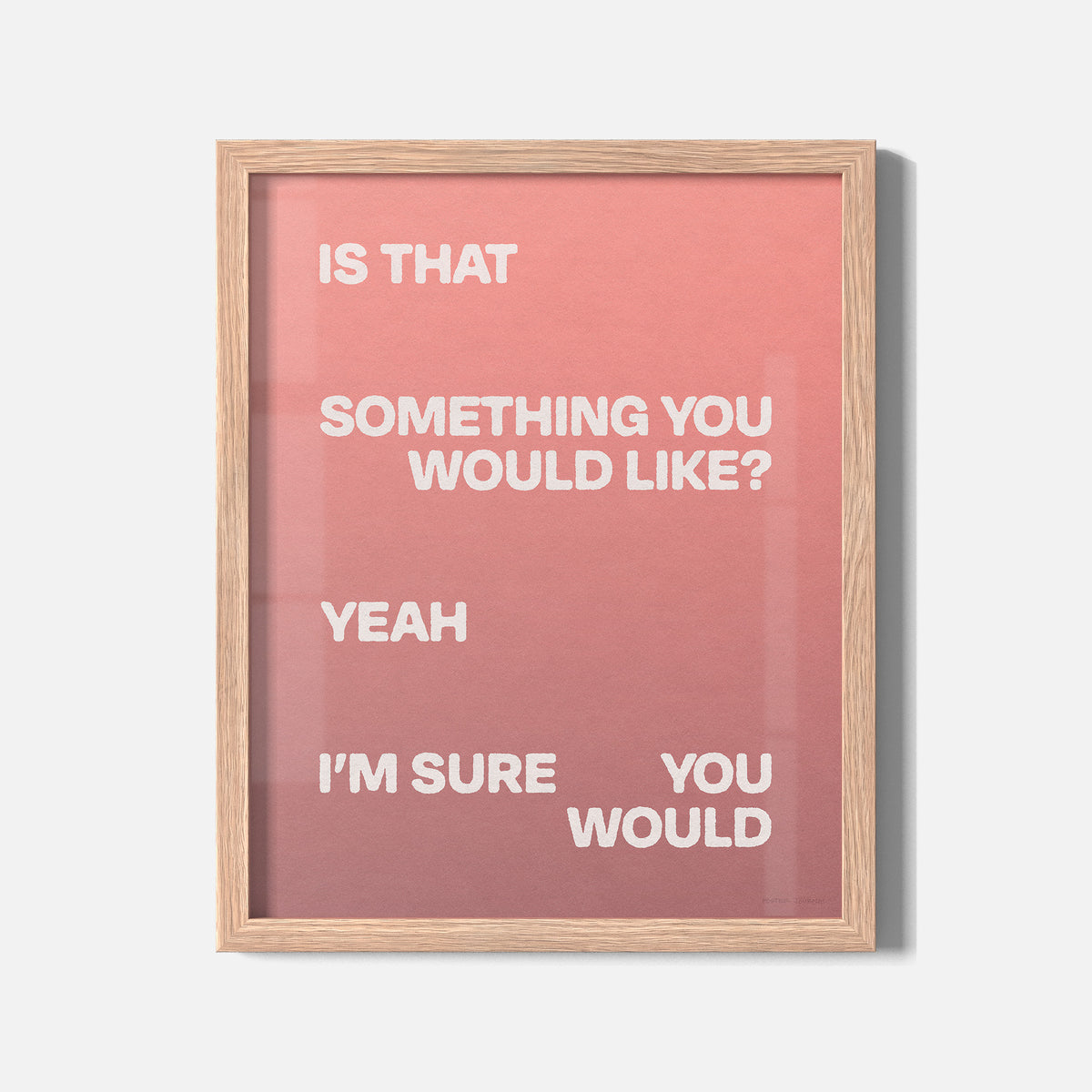 WOULD PRINT