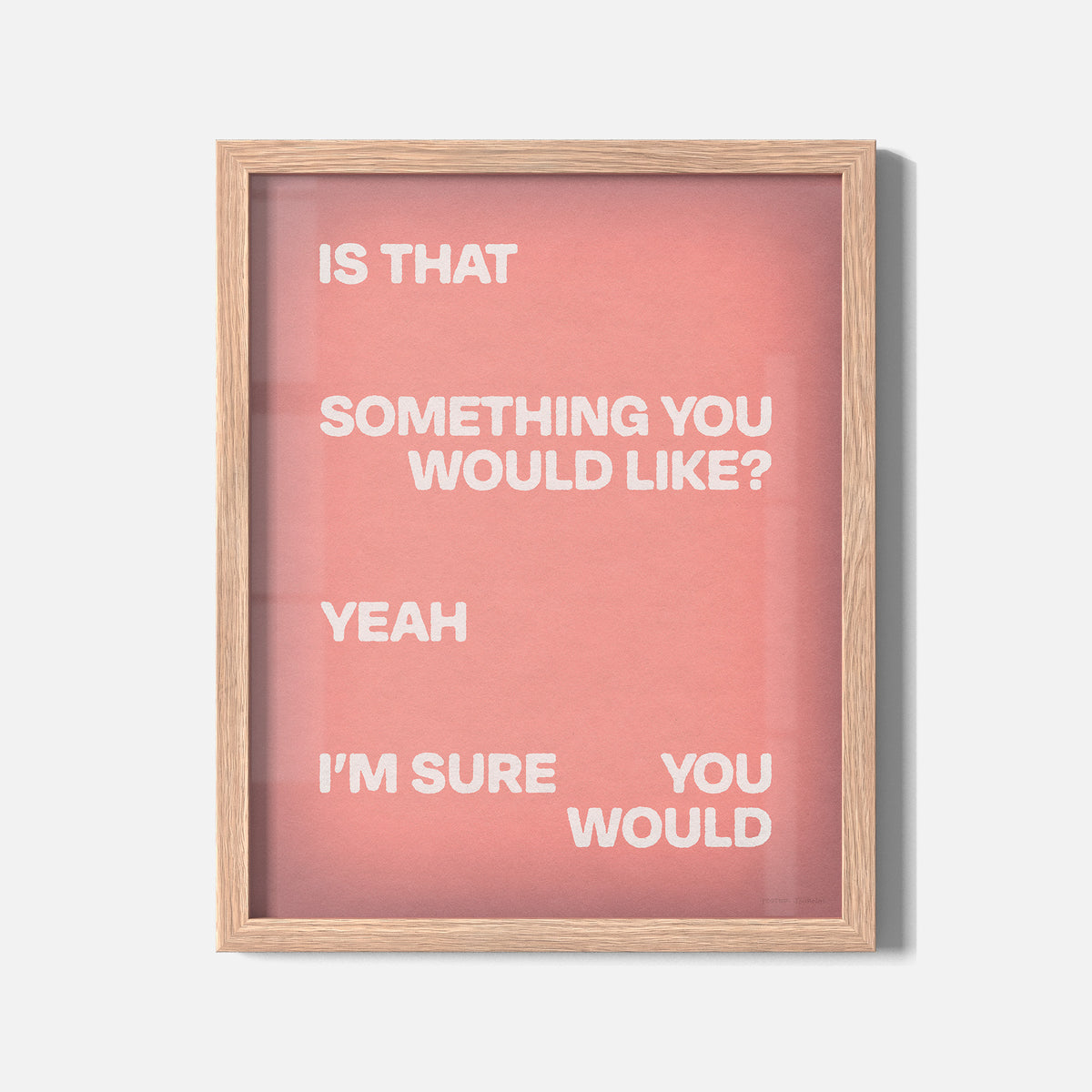 WOULD PRINT