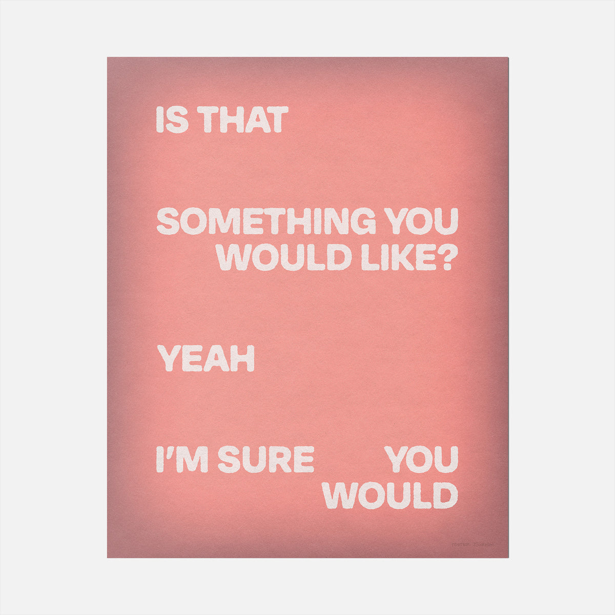 WOULD PRINT