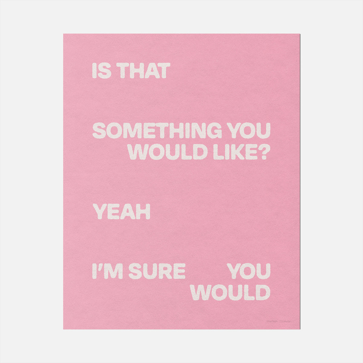 WOULD PRINT