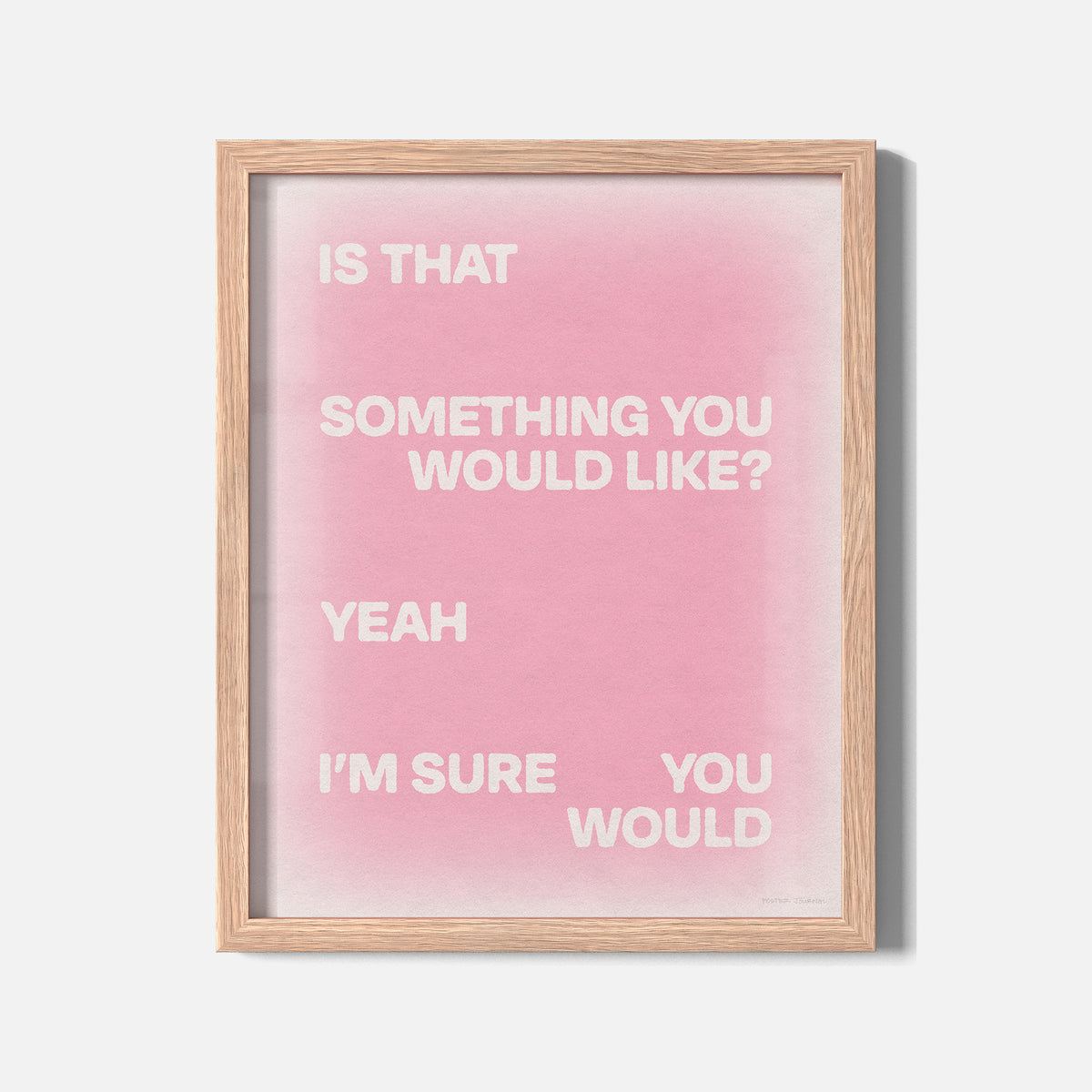 WOULD PRINT
