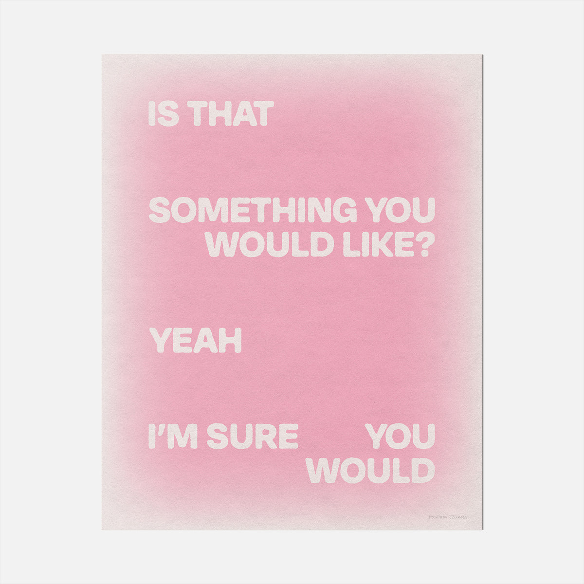 WOULD PRINT