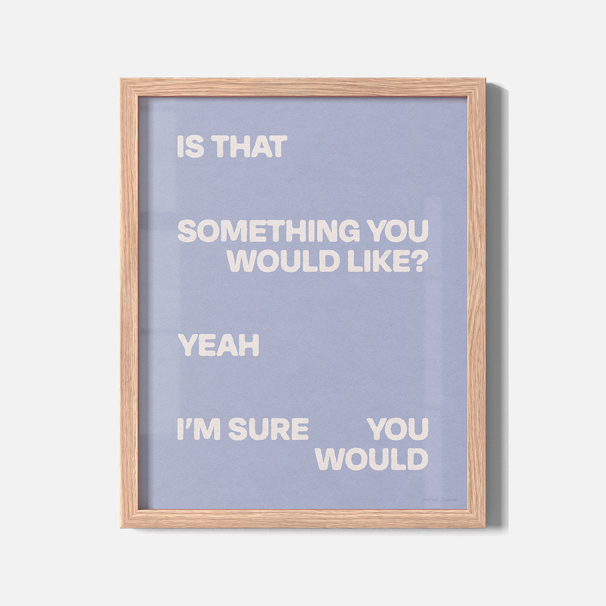 WOULD PRINT