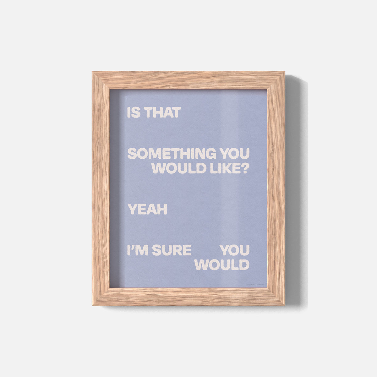 WOULD PRINT