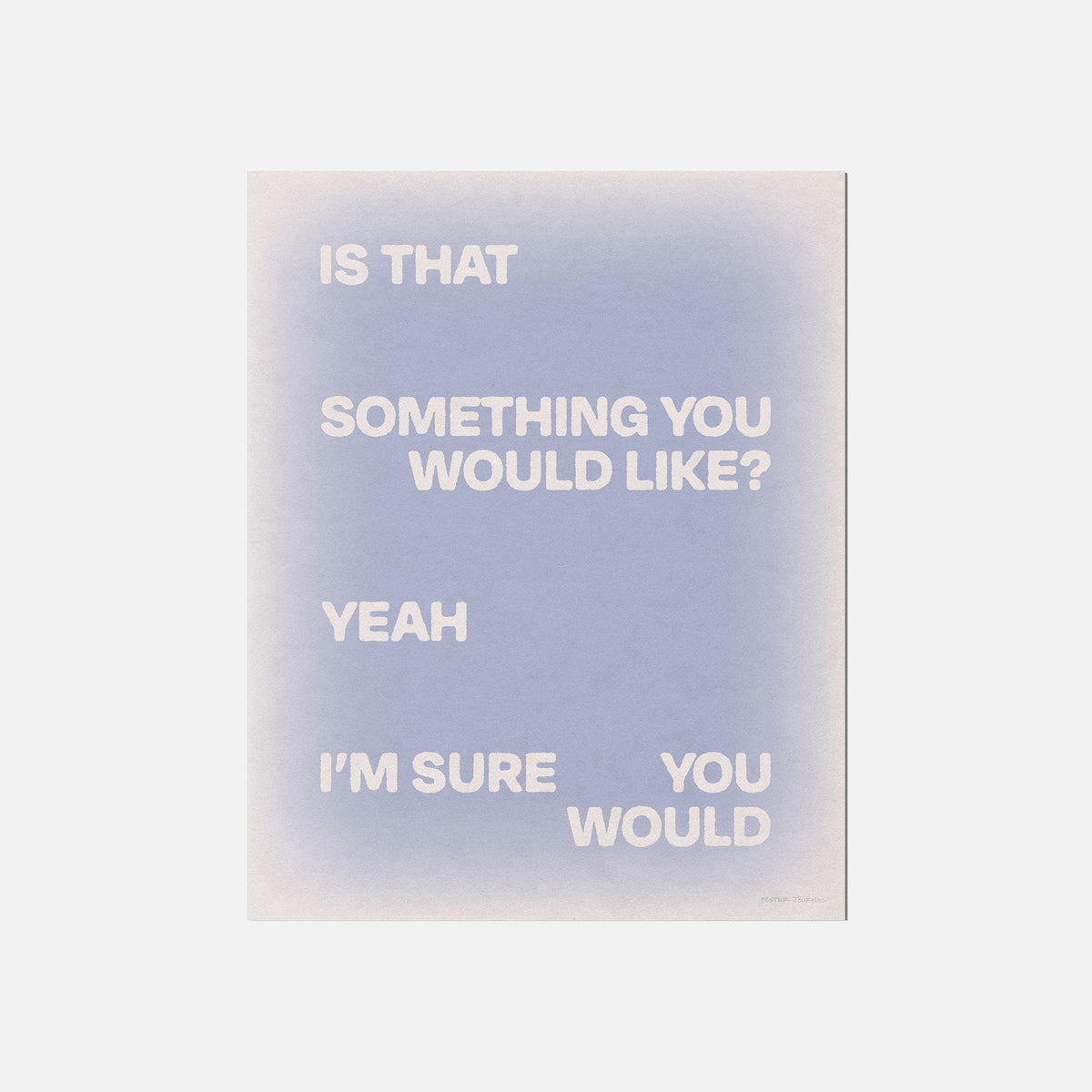 WOULD PRINT