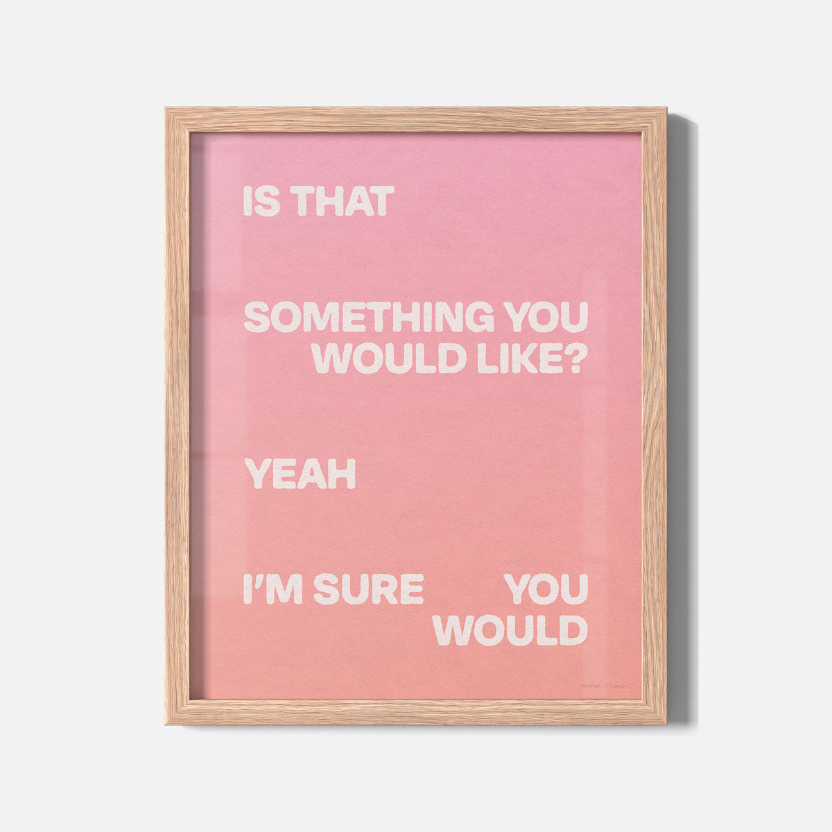 WOULD PRINT