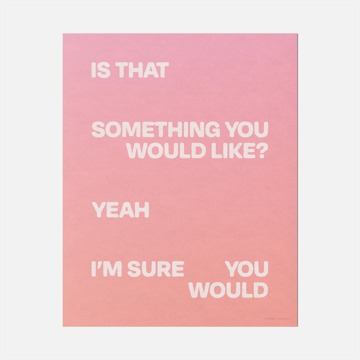 WOULD PRINT