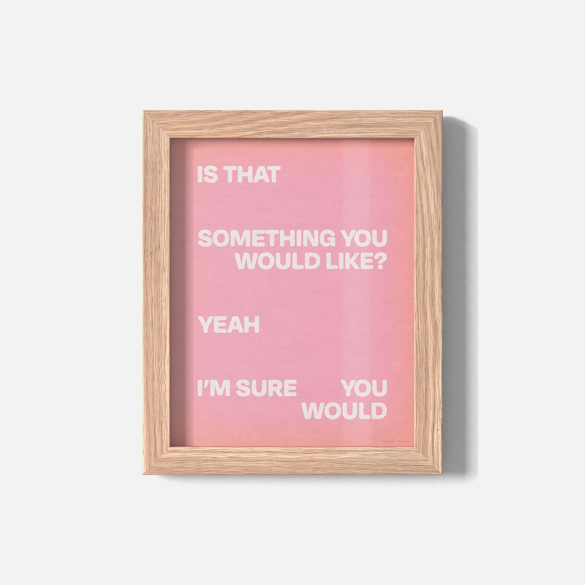 WOULD PRINT