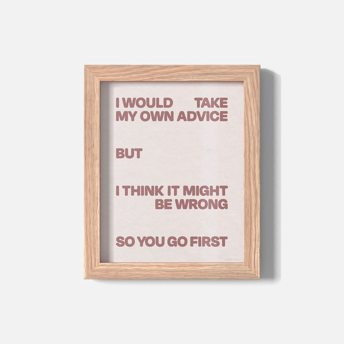 WRONG PRINT