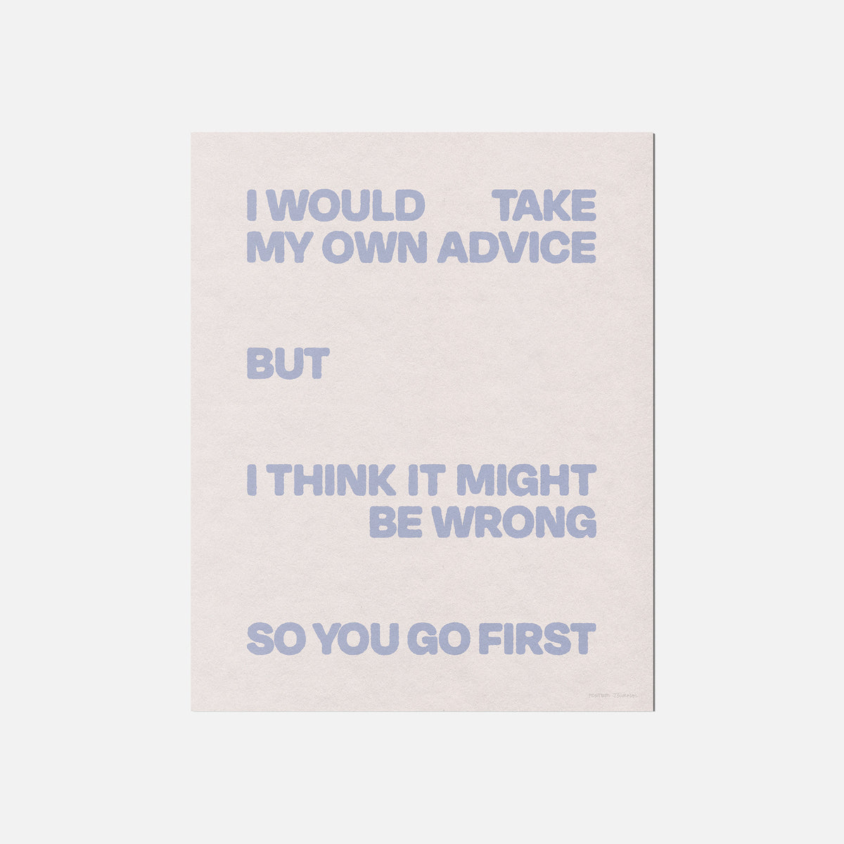 WRONG PRINT