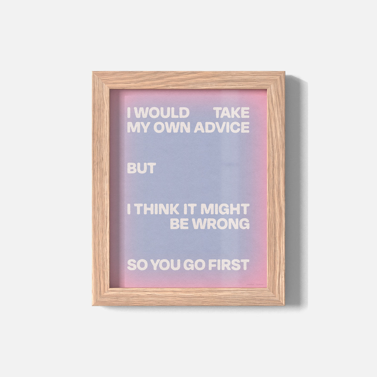 WRONG PRINT