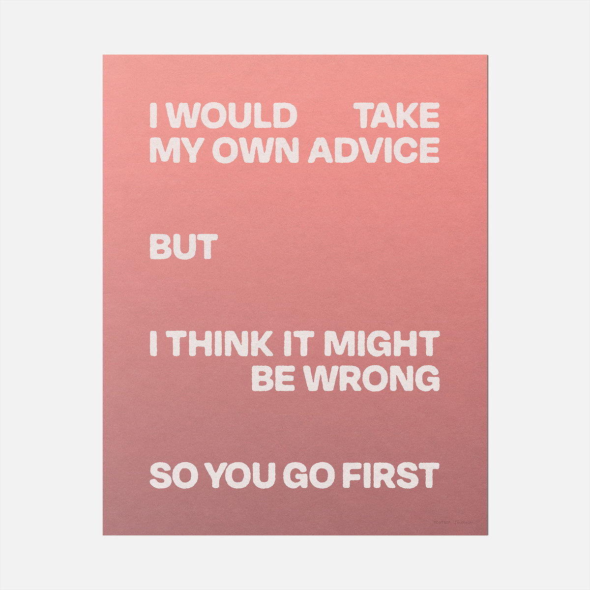 WRONG PRINT