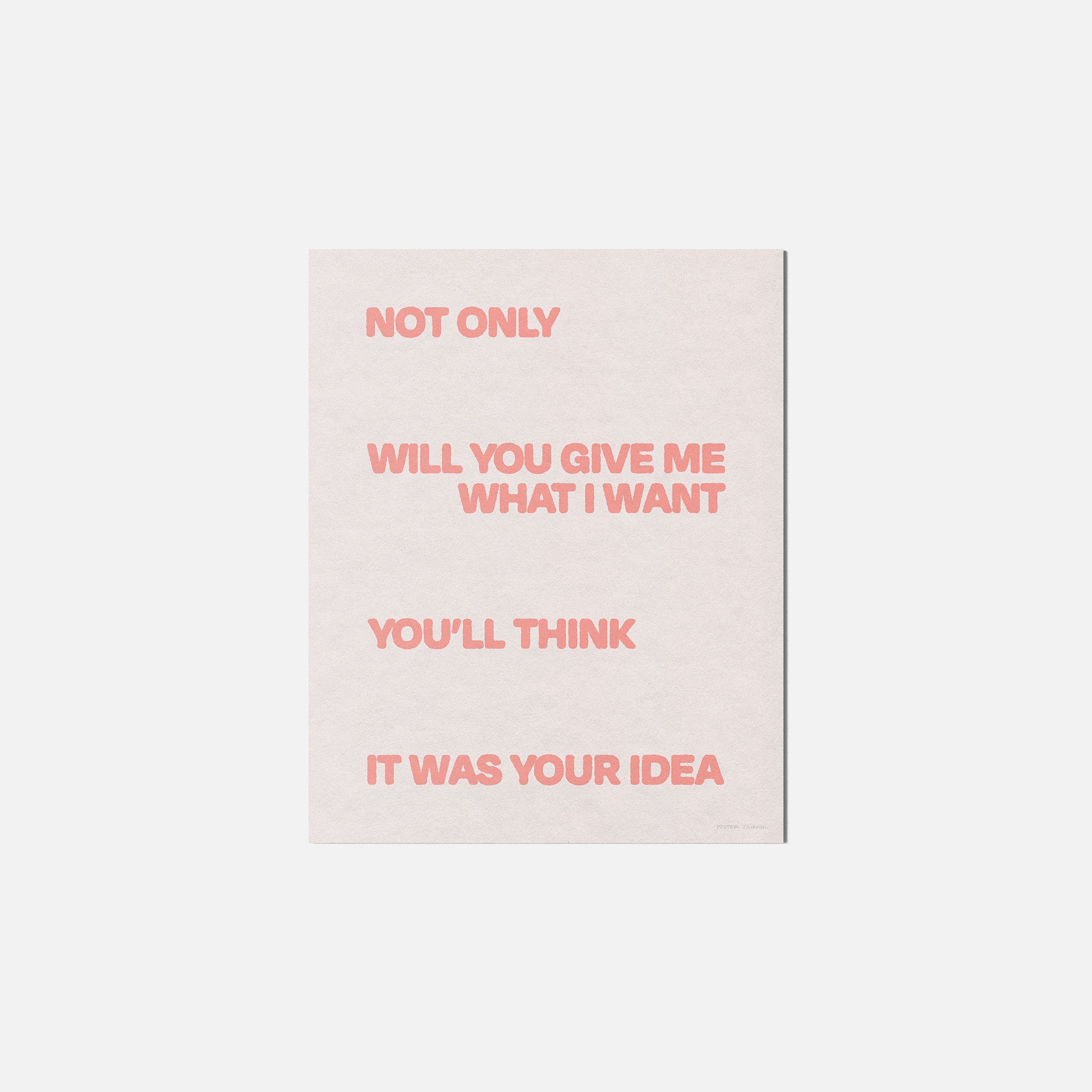 YOUR PRINT