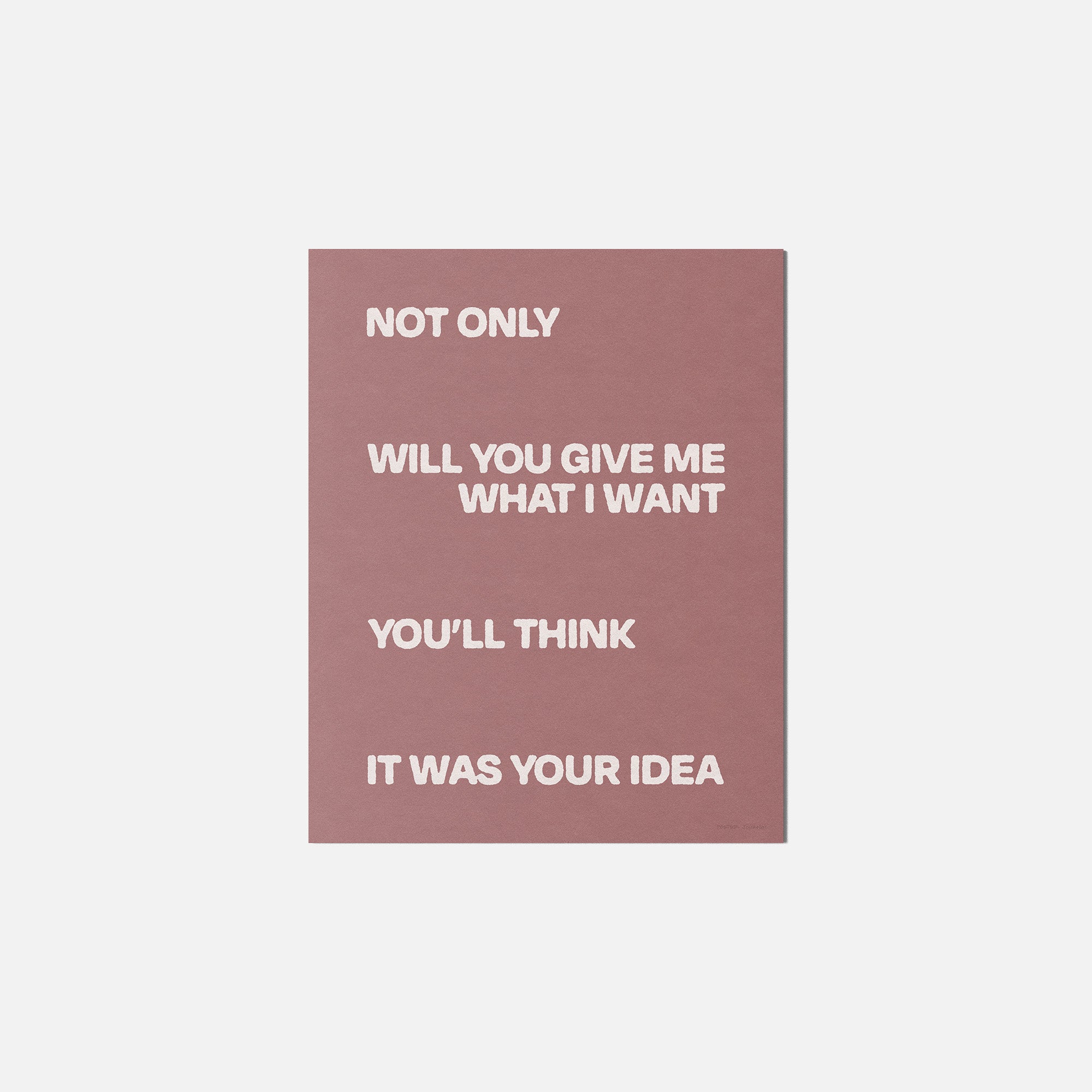 YOUR PRINT