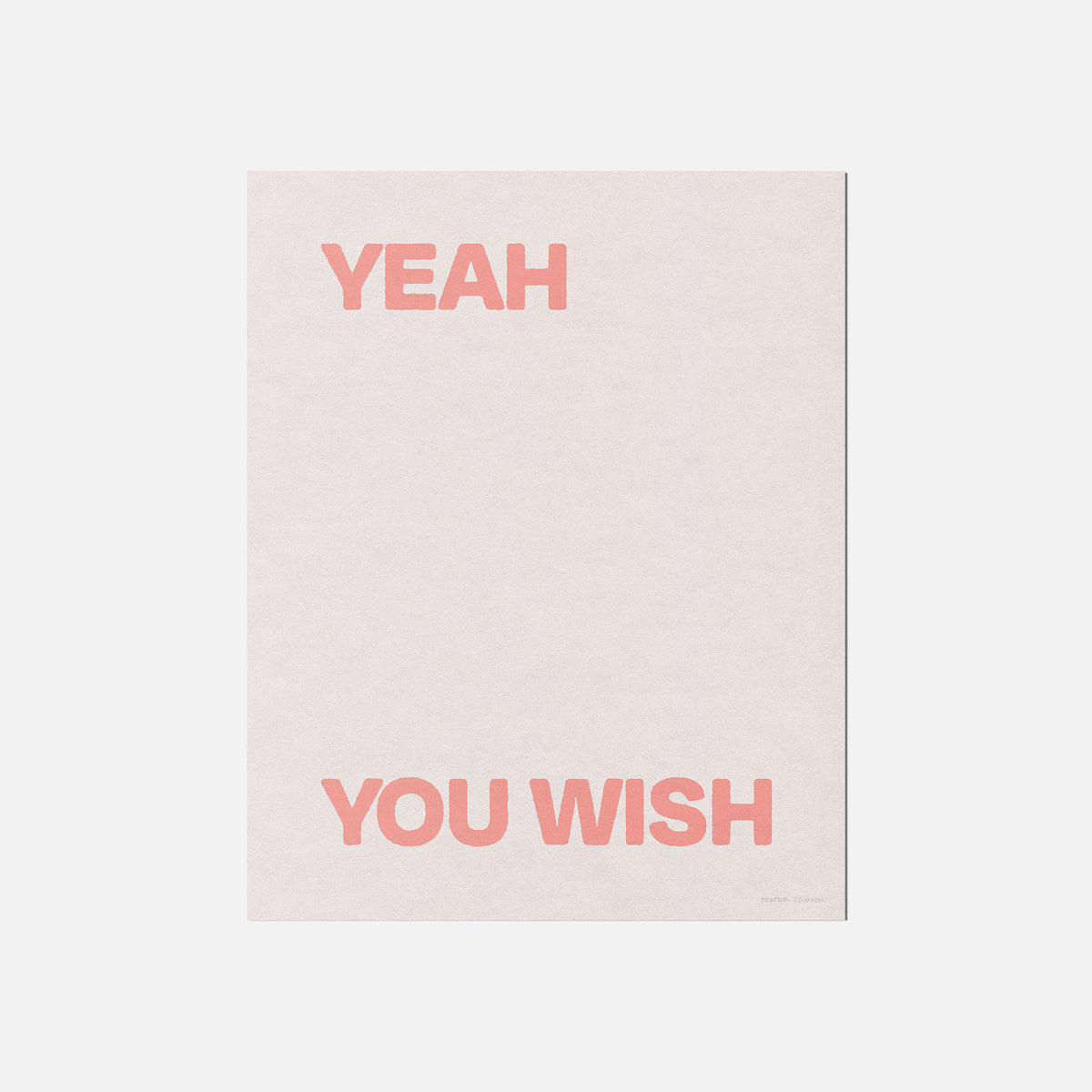 YOU WISH PRINT