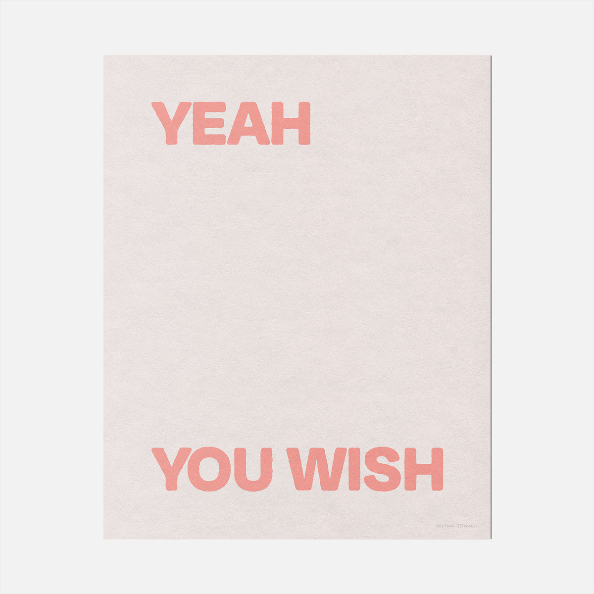 YOU WISH PRINT