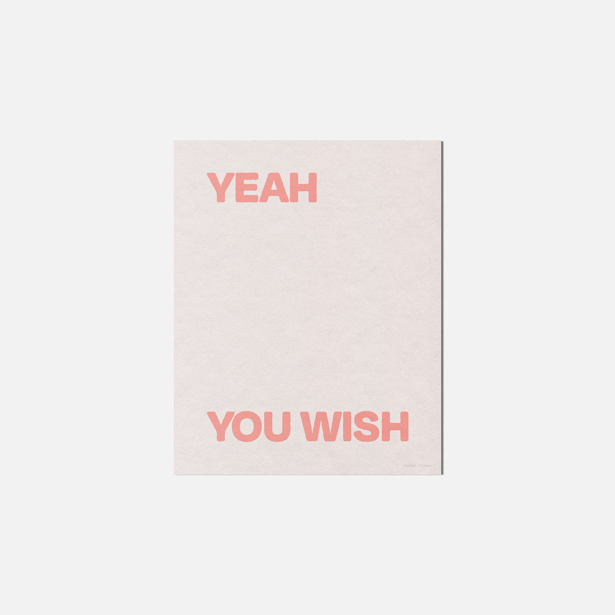 YOU WISH PRINT