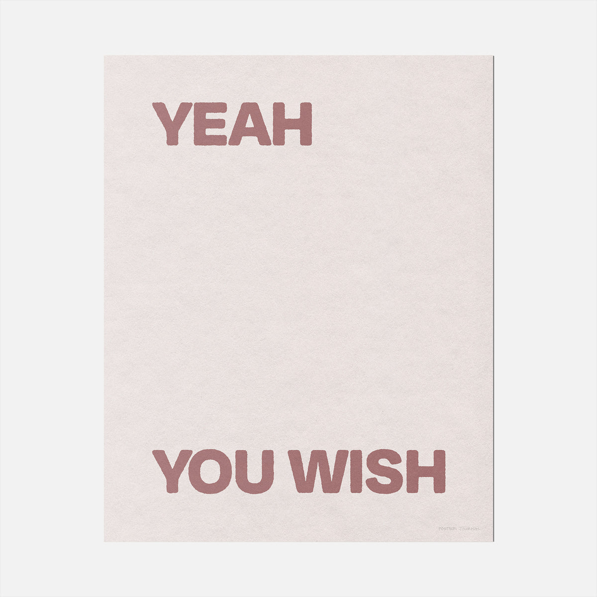 YOU WISH PRINT