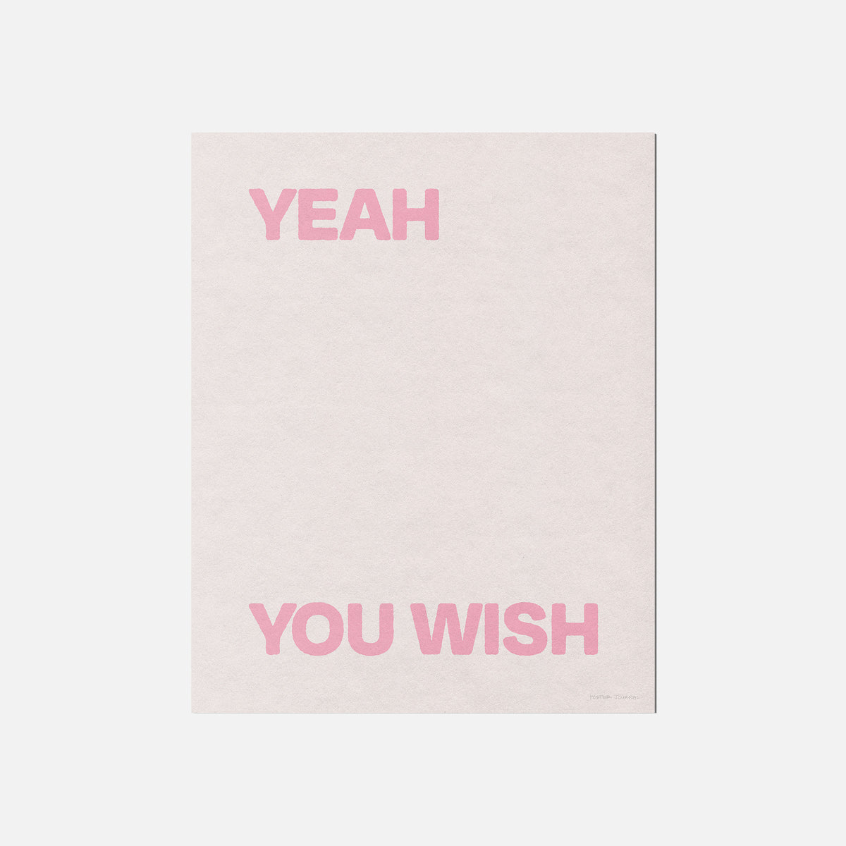 YOU WISH PRINT