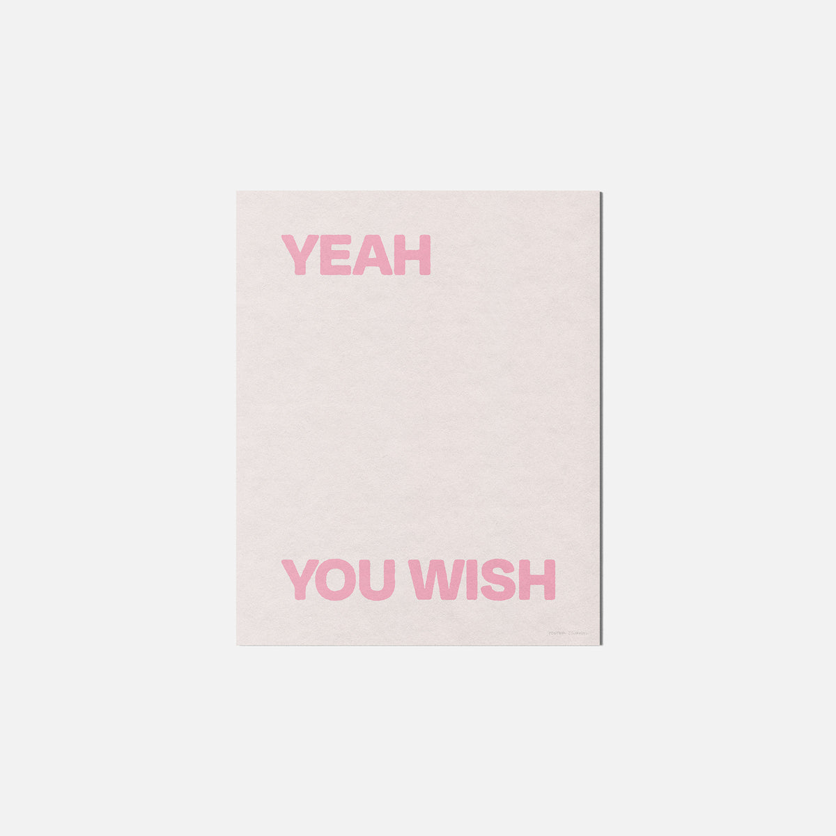 YOU WISH PRINT