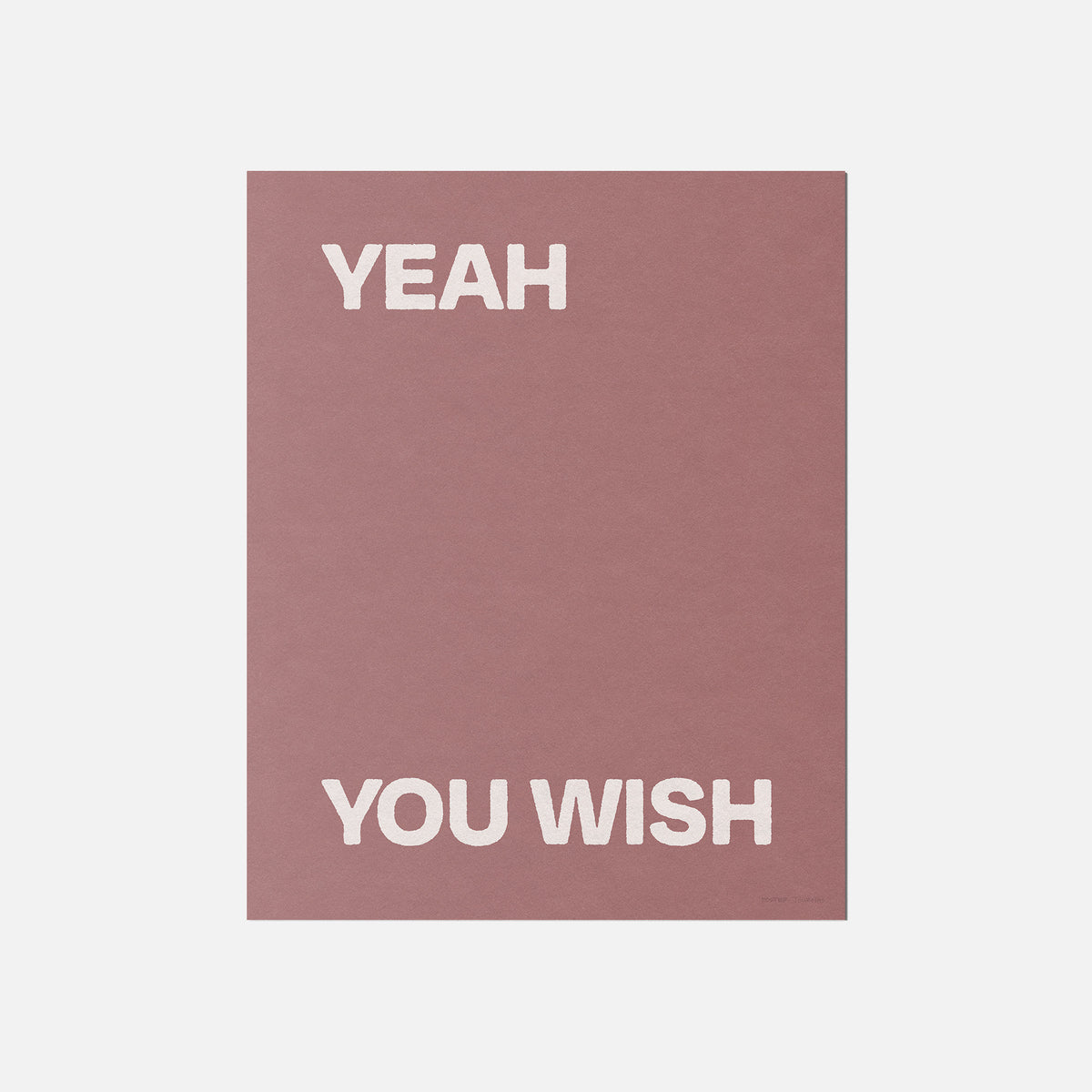 YOU WISH PRINT