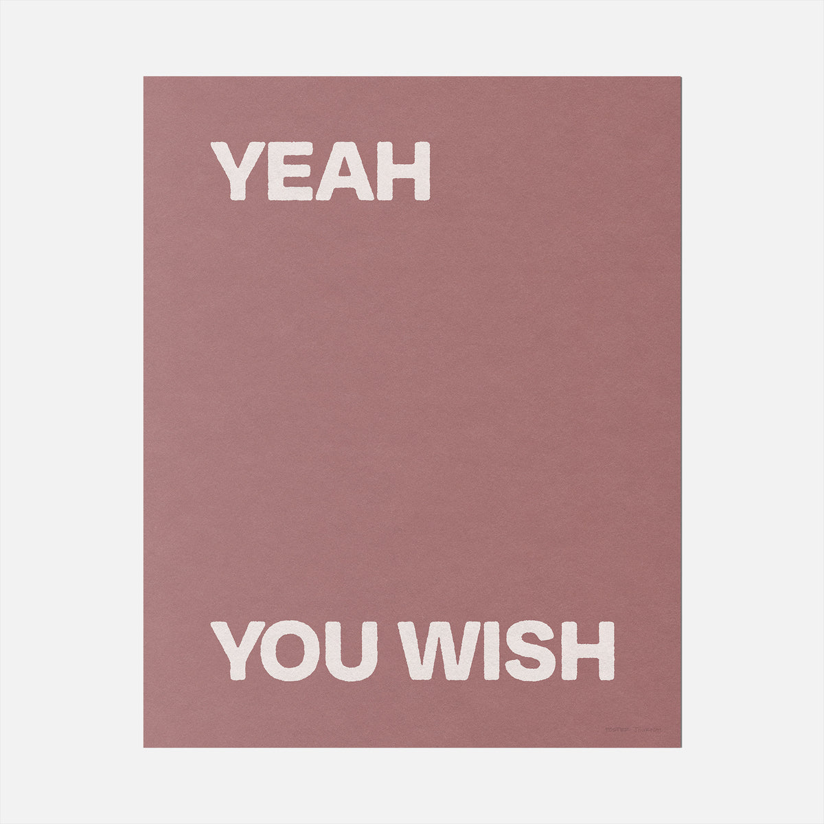 YOU WISH PRINT