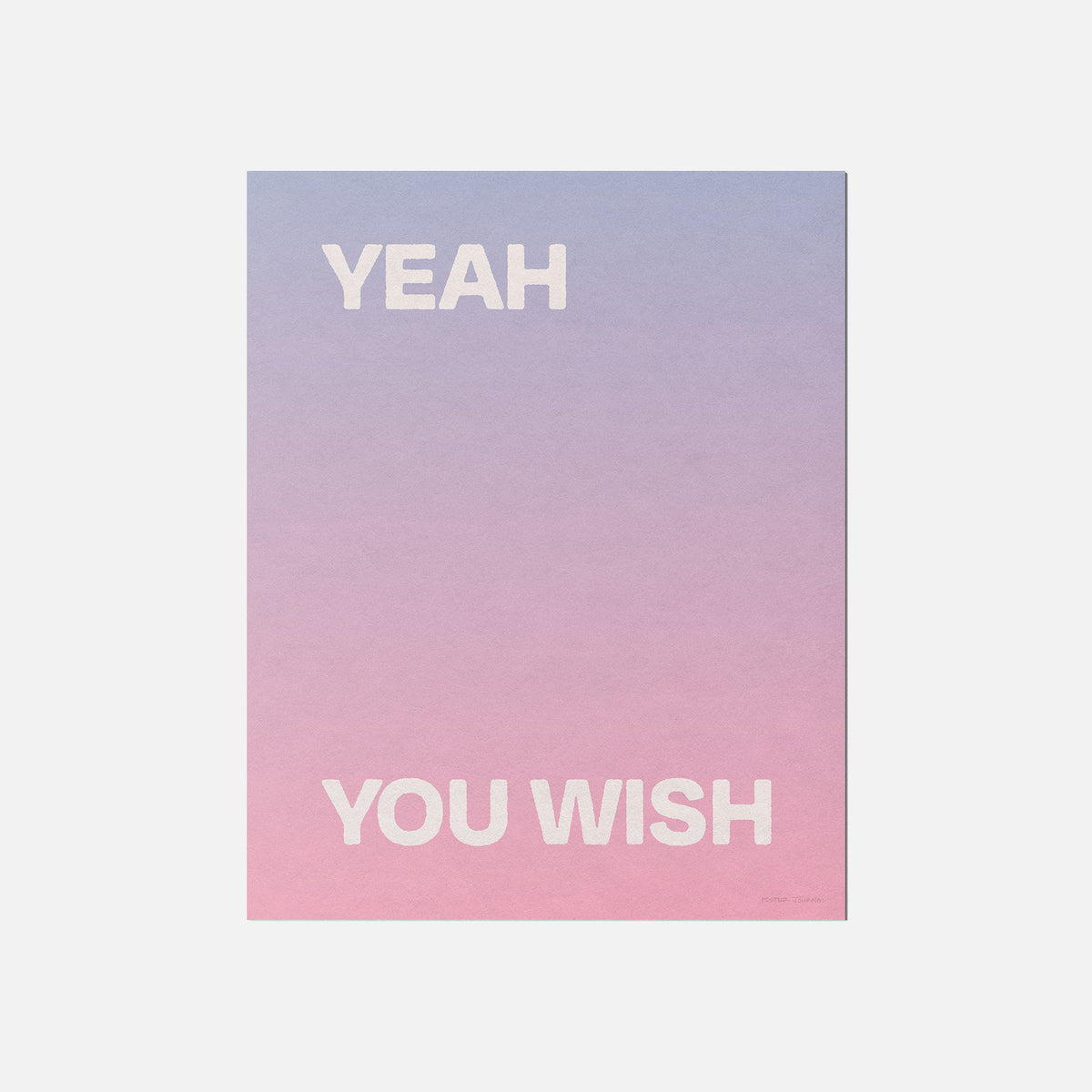 YOU WISH PRINT