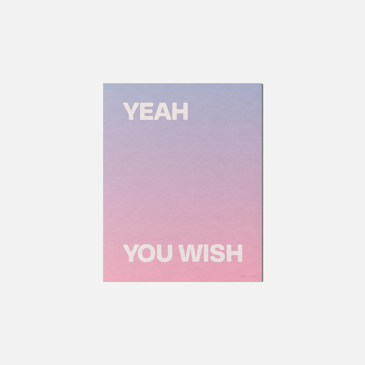 YOU WISH PRINT